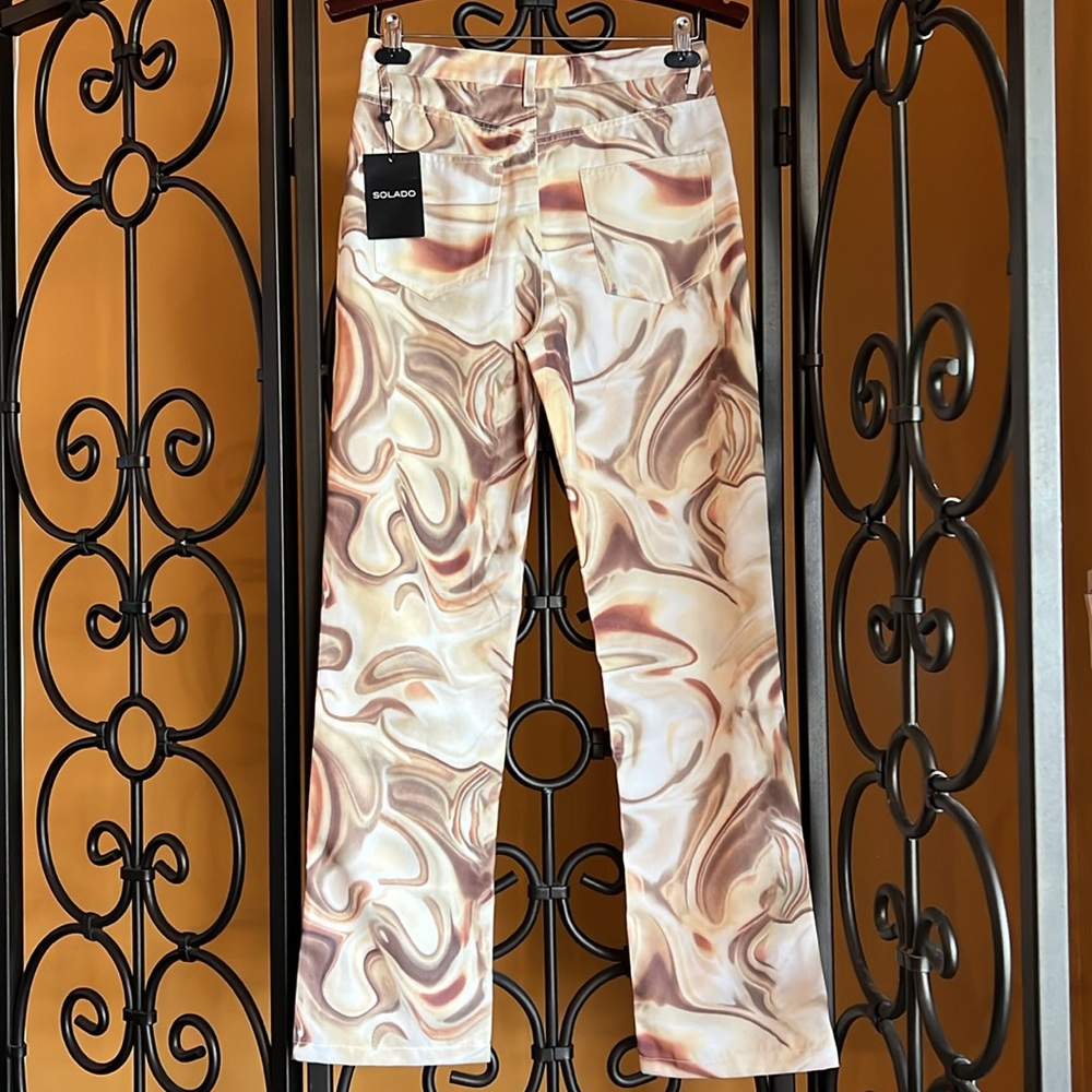 SOLADO Marble Swirl Jeans - Picture 3 of 16